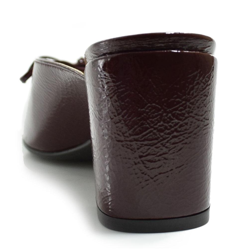 Mule de Couro e Salto Bloco Suzzara 528-8150 Bordô 4