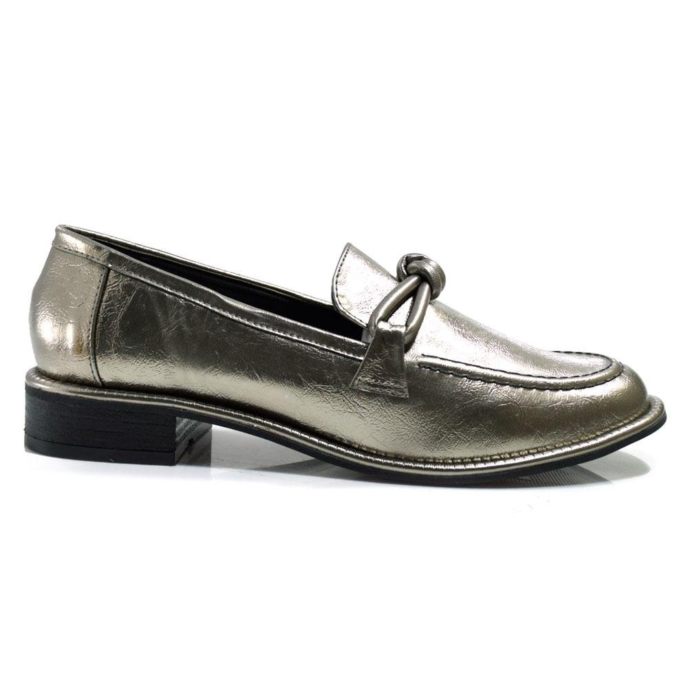 Mocassim Feminino Suzzara 4399-11078 Prata 3
