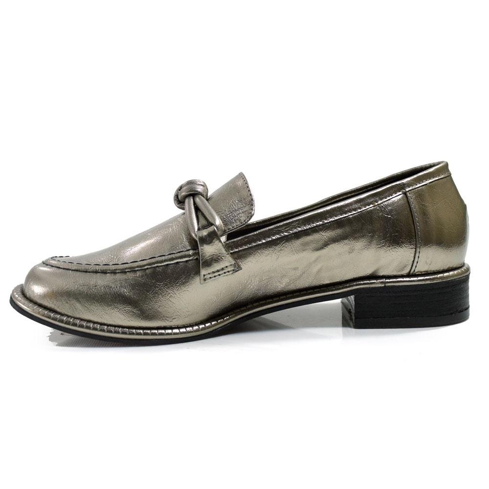 Mocassim Feminino Suzzara 4399-11078 Prata 5