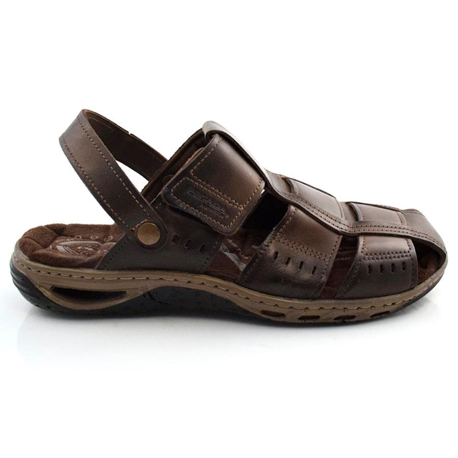 Papete Masculina de Couro Pegada 131669 Marrom 3