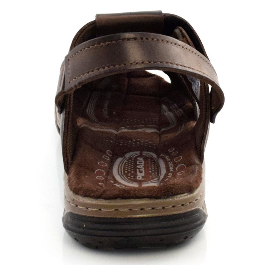 Papete Masculina de Couro Pegada 131669 Marrom 4