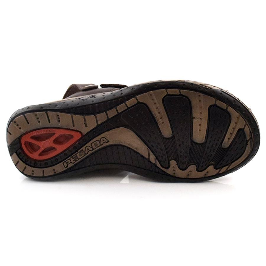 Papete Masculina de Couro Pegada 131669 Marrom 7