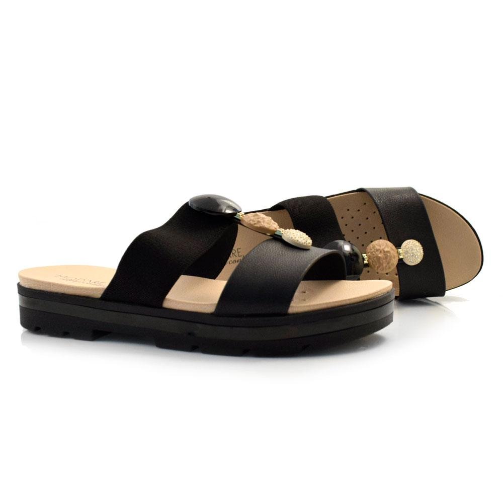Sandália Flat Feminina Modare 7132.138.22454 Preto 2
