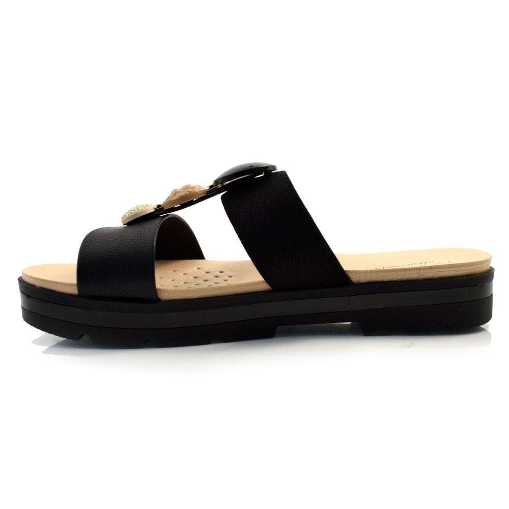 Sandália Flat Feminina Modare 7132.138.22454 Preto 5