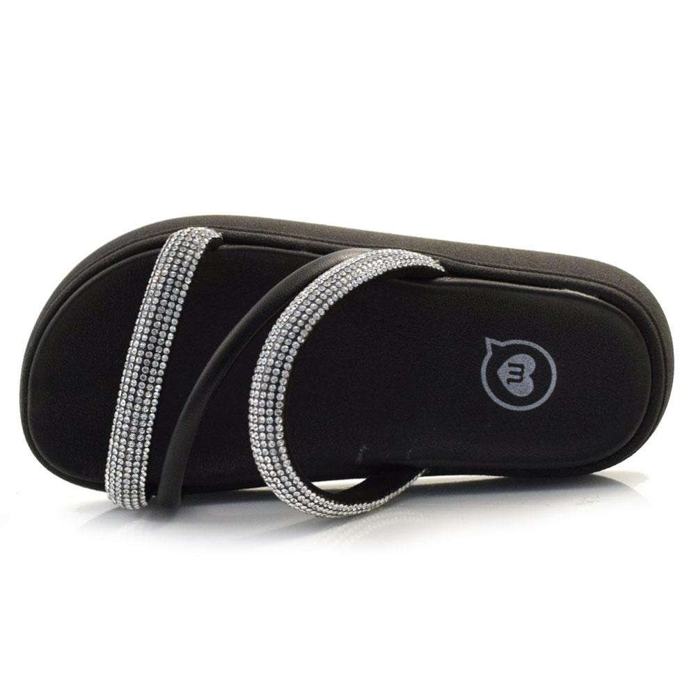 Sandália Flat Feminina Molekinha 2358.100.28245 Preto 6