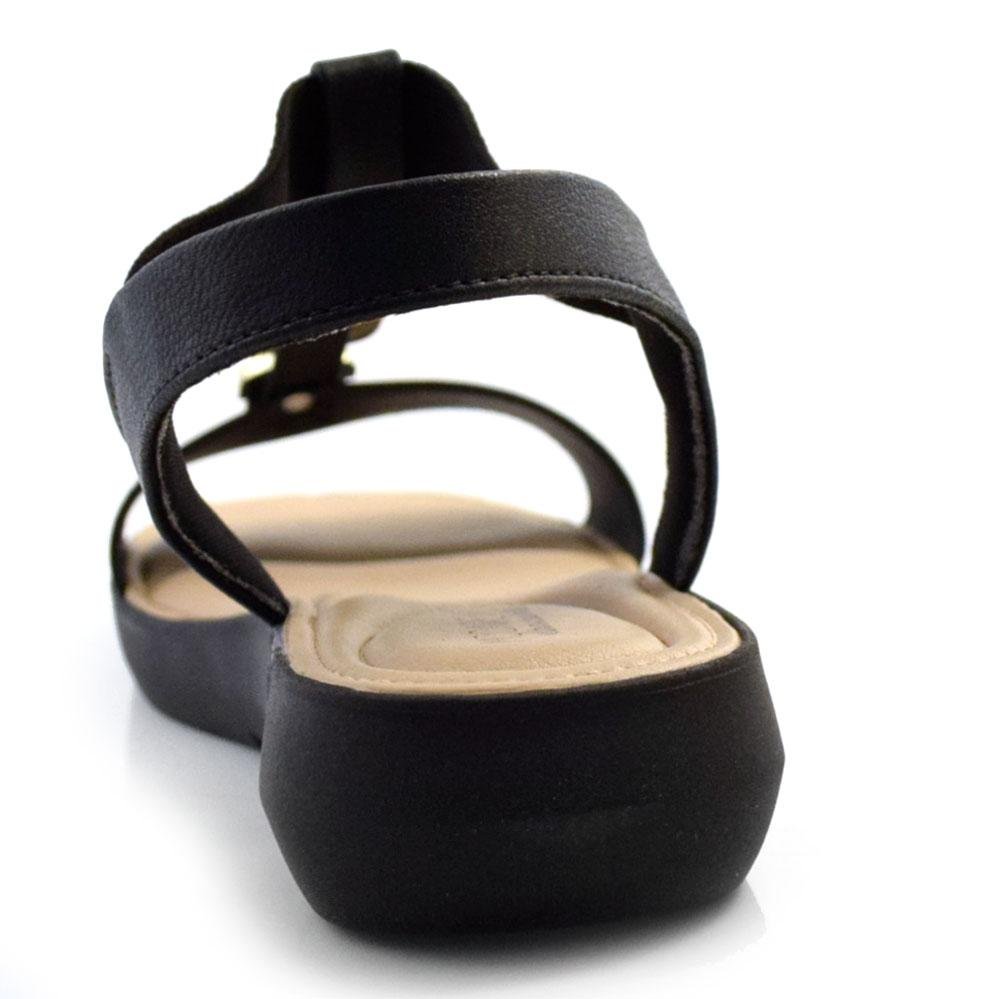 Sandália Flat Feminina Modare 7199.103.28630 Preto 4