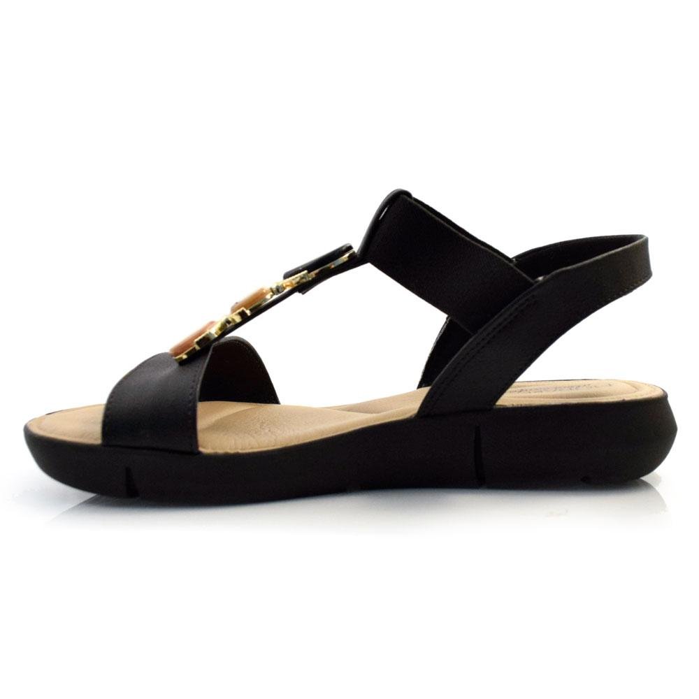 Sandália Flat Feminina Modare 7199.103.28630 Preto 5