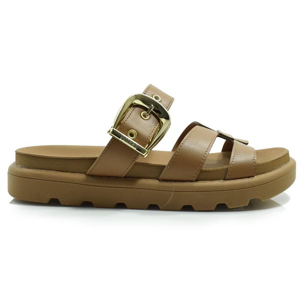 Sandália Flat Feminina Vizzano 6510.110.7286 Marrom 3