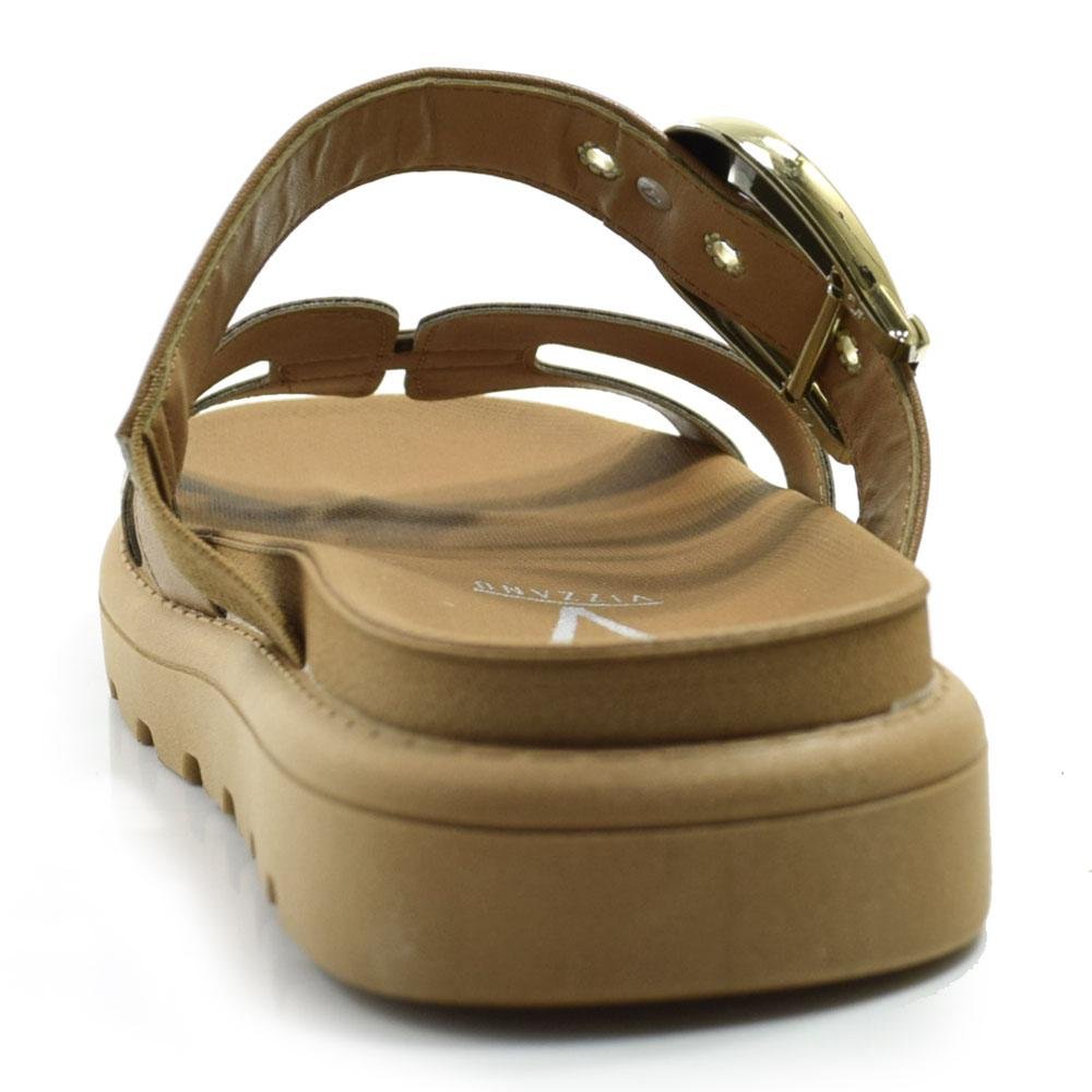 Sandália Flat Feminina Vizzano 6510.110.7286 Marrom 4