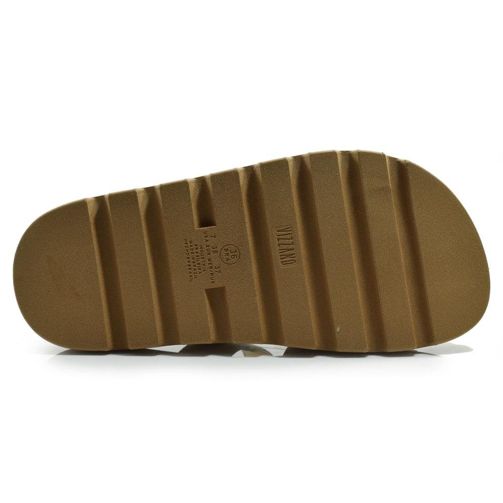 Sandália Flat Feminina Vizzano 6510.110.7286 Marrom 7