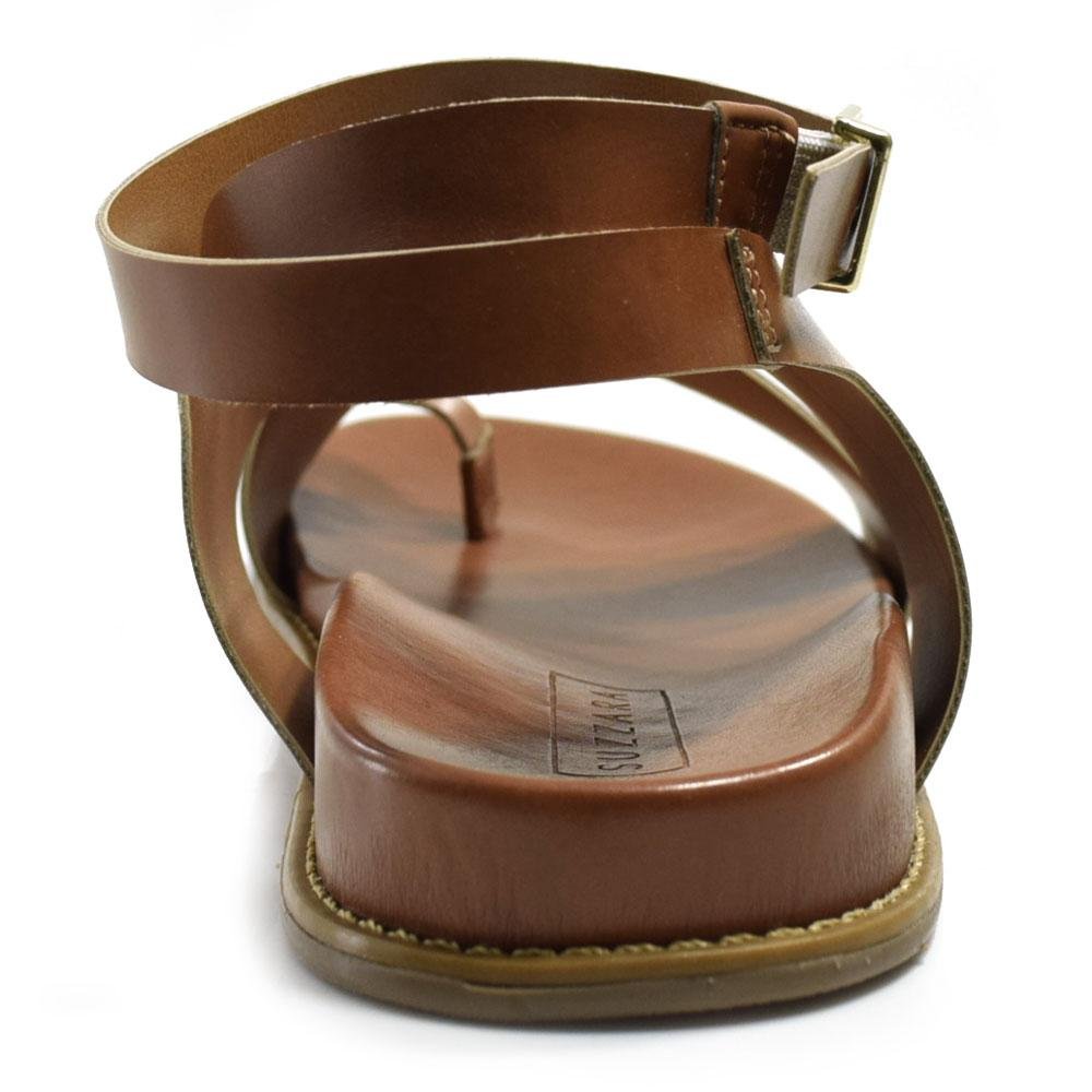 Sandália Flat Feminina Suzzara 780-634517 Marrom 4