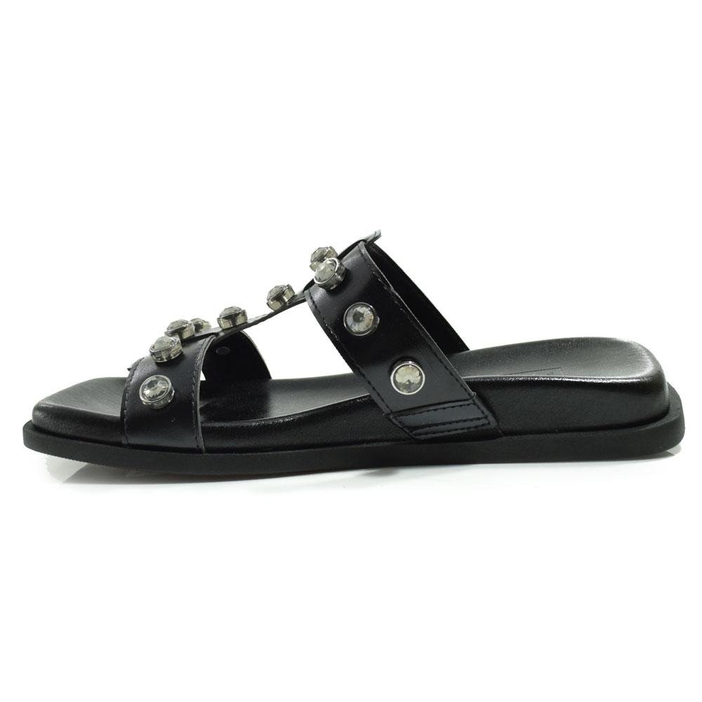 Sandália Rasteira Feminina Suzzara 738-634368 Preto 5