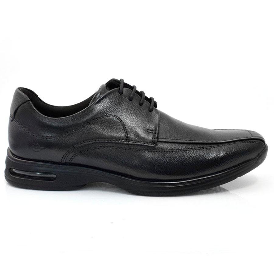 Sapato Social de Couro Democrata Air Sport 448026 Preto 2