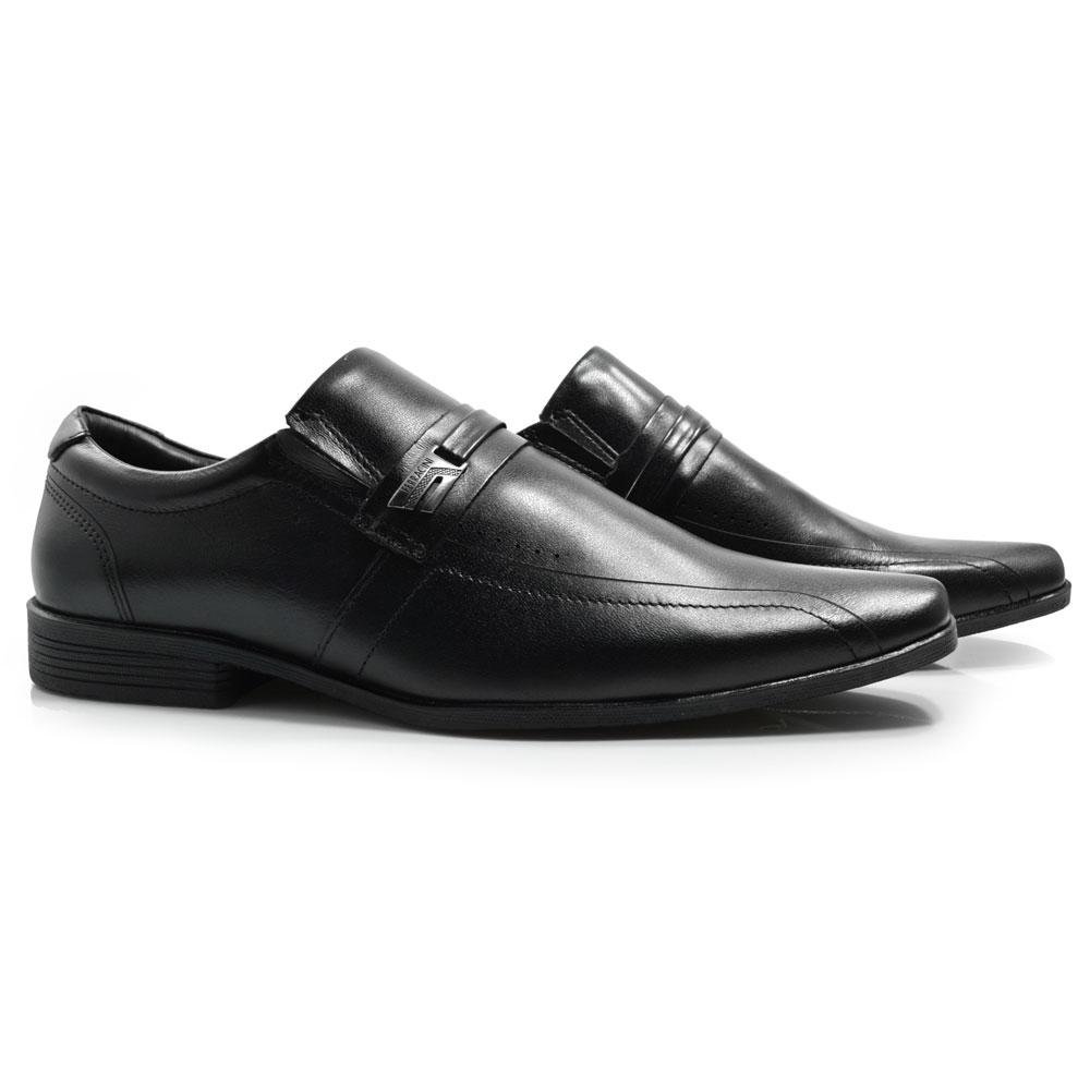 Sapato Social de Couro Ferracini Liverpool 4084 Preto 2