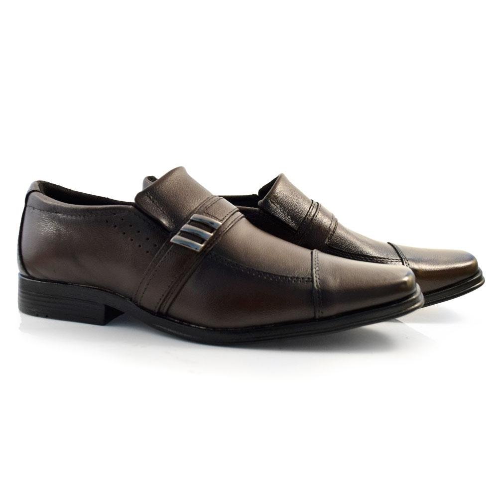 Sapato Social de Couro Masculino BR2 934 Marrom 2