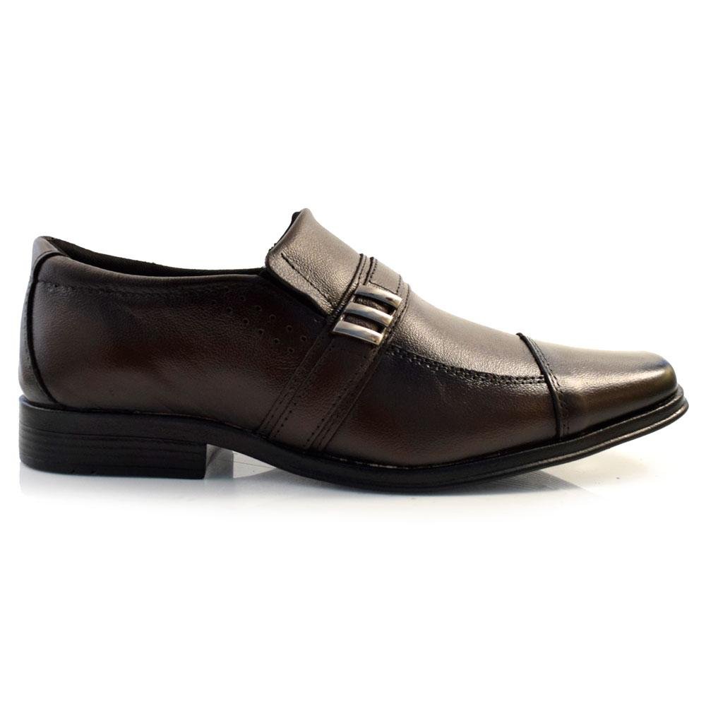 Sapato Social de Couro Masculino BR2 934 Marrom 3