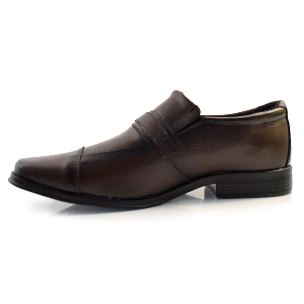 Sapato Social de Couro Masculino BR2 934 Marrom 5