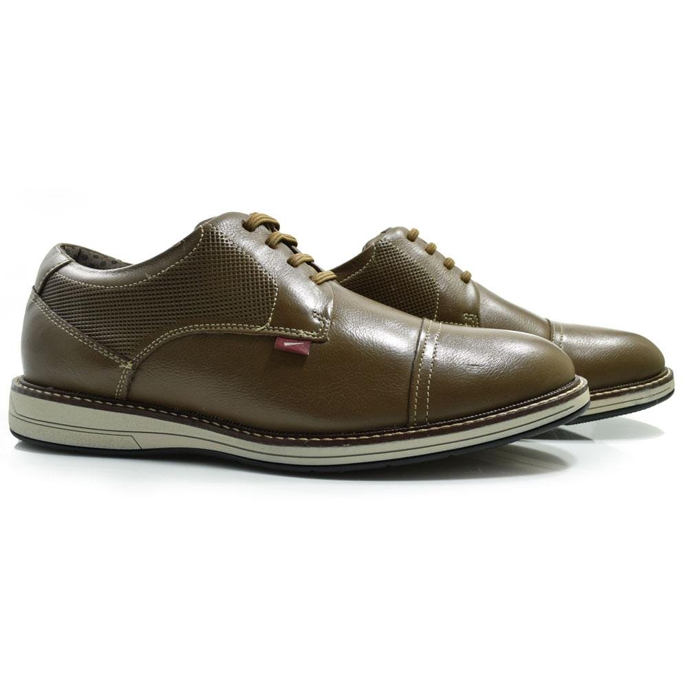Sapato Social de Couro Ferracini Kingston 6151 Marrom 2