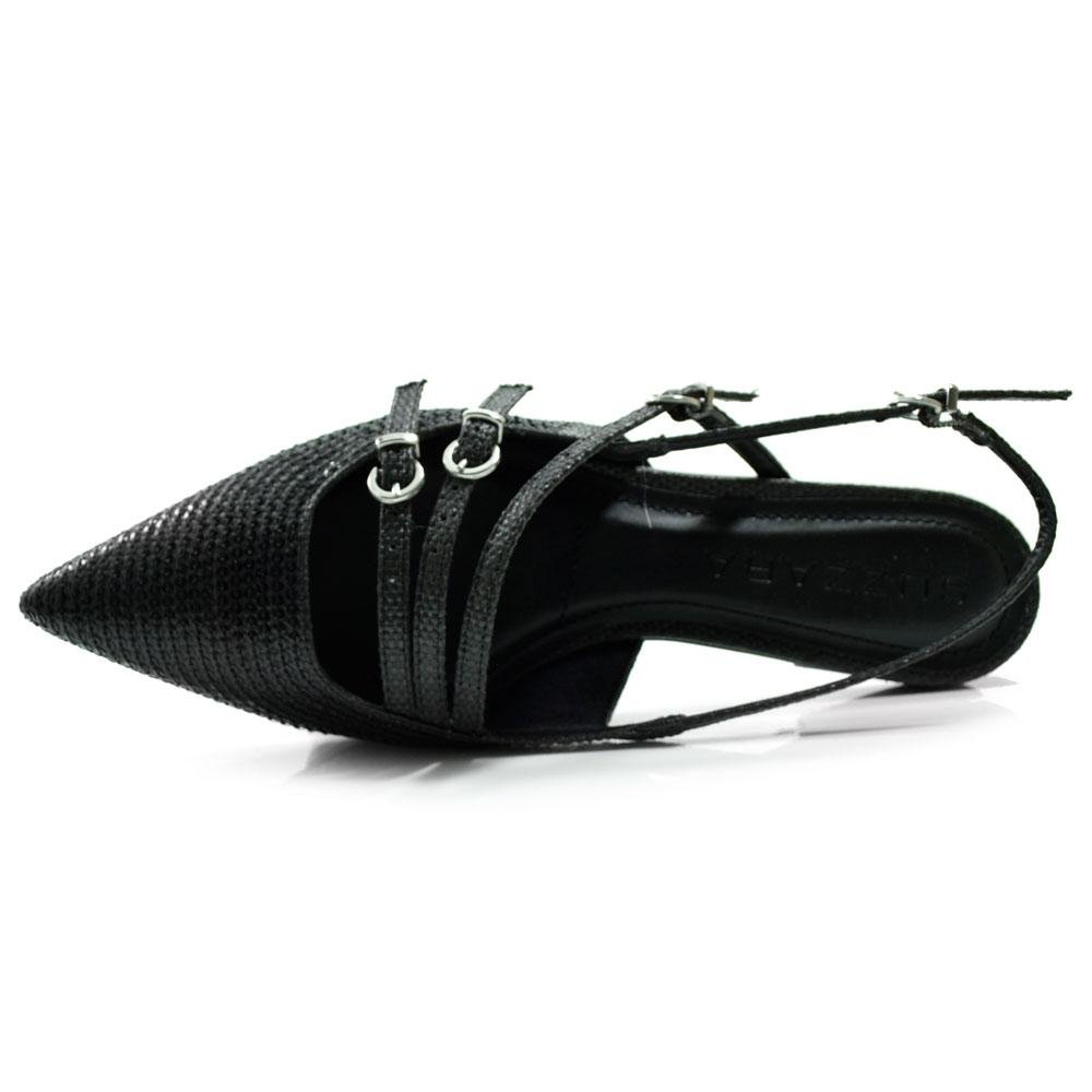 Sapatilha Slingback Feminina Suzzara 373279 Preto 6