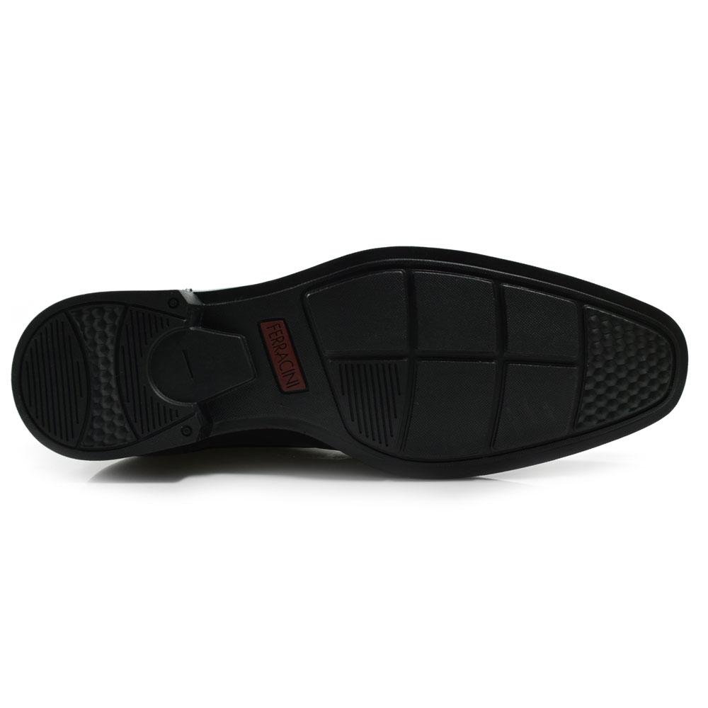 Sapato Social de Couro Ferracini London 4463 Preto 7