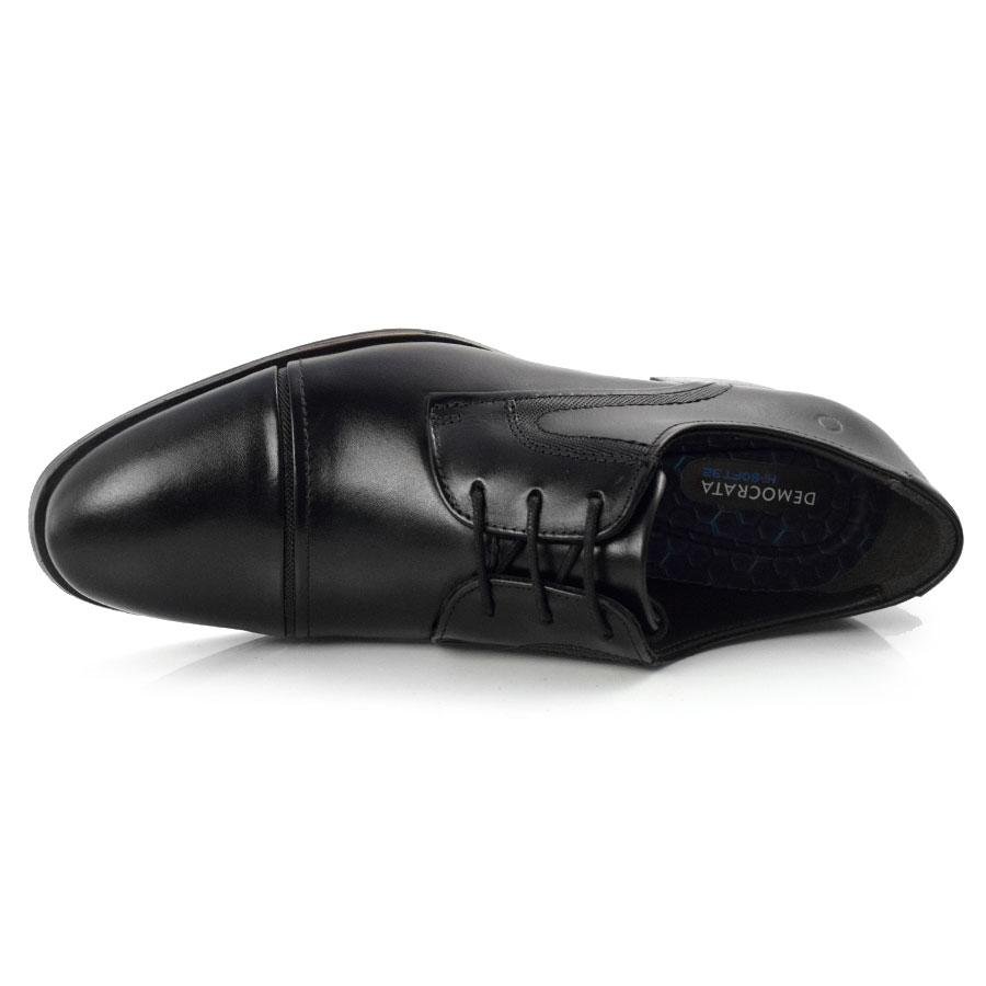 Sapato Social Masculino de Couro Democrata Madison 255106 Preto 6