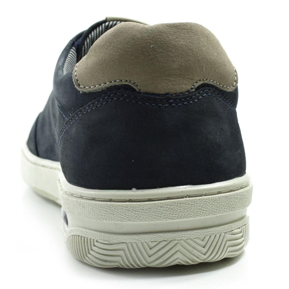 Sapatênis de Couro Masculino Ferracini New Blandy 2630 Azul 4