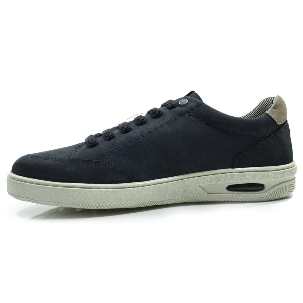 Sapatênis de Couro Masculino Ferracini New Blandy 2630 Azul 5