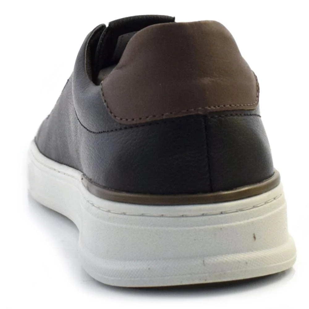 Sapatênis de Couro Masculino Ferracini Gold 2075 Preto 4