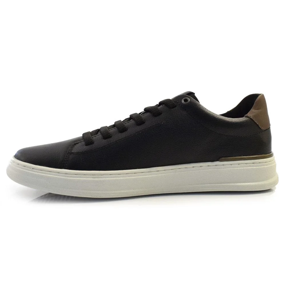 Sapatênis de Couro Masculino Ferracini Gold 2075 Preto 5