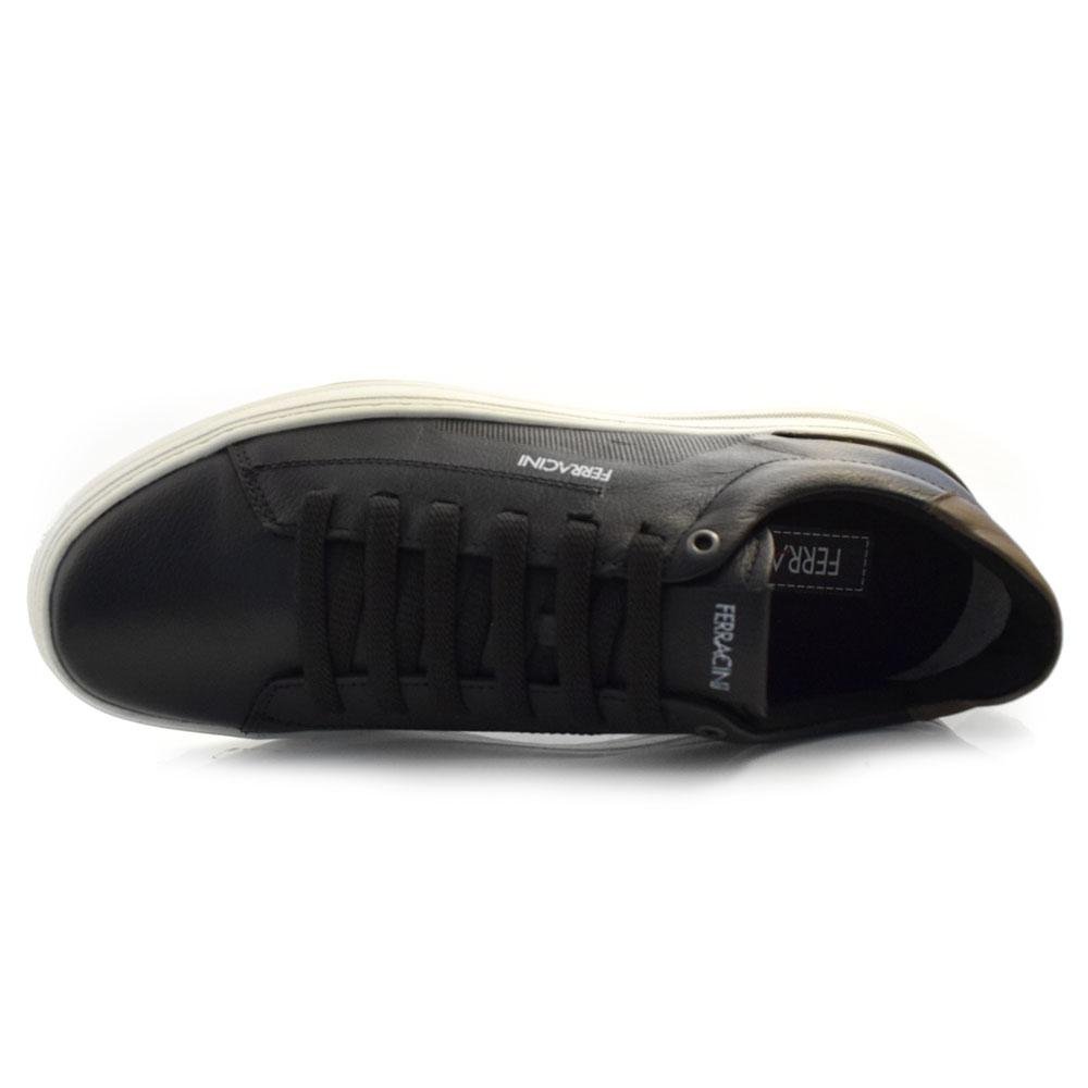 Sapatênis de Couro Masculino Ferracini Gold 2075 Preto 6