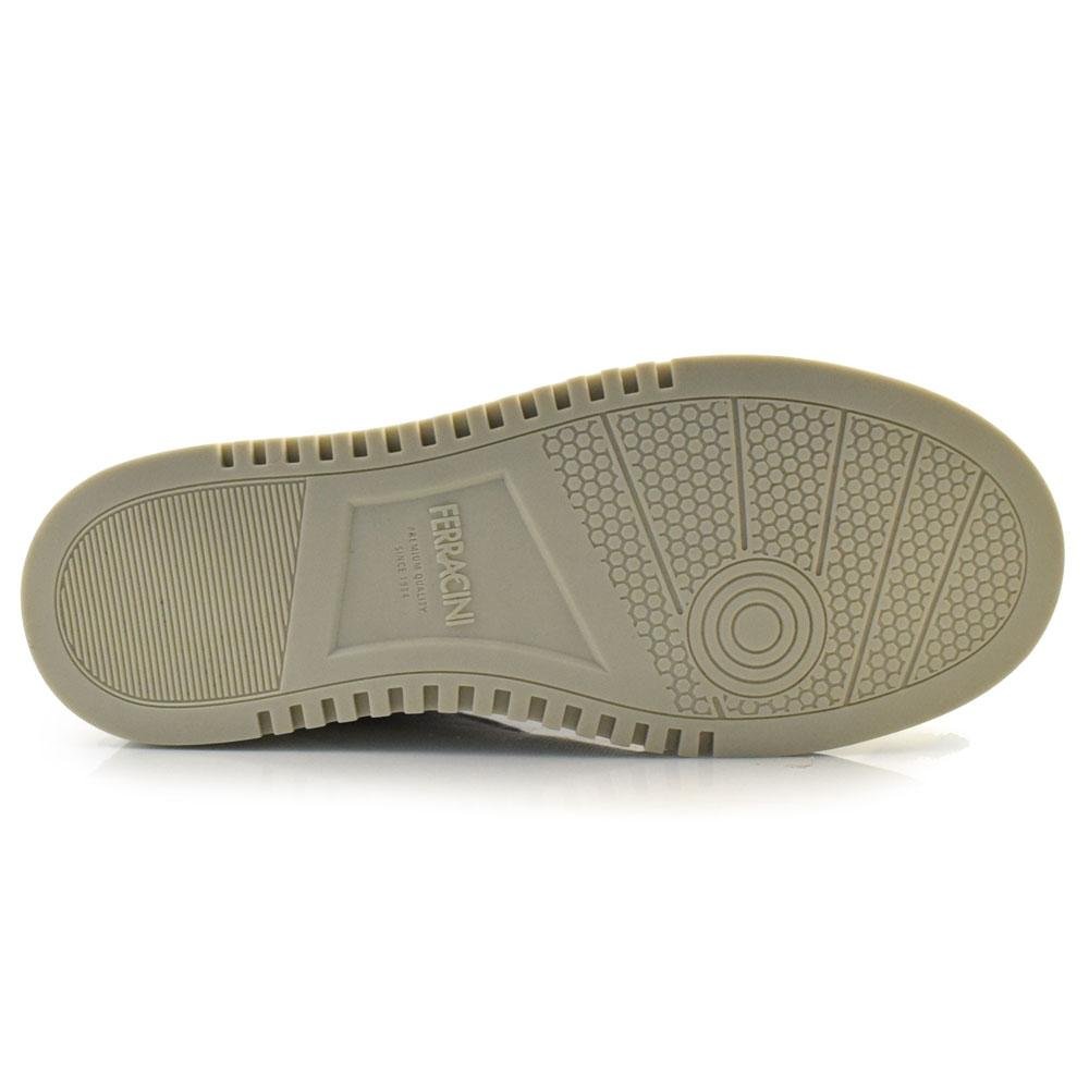 Sapatênis de Couro Masculino Ferracini City 9131 Cinza 7