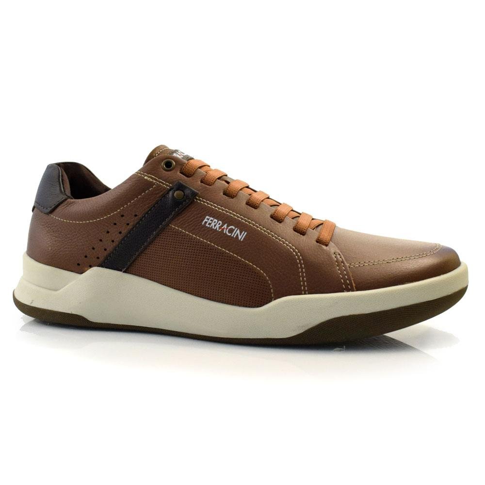 Sapatênis de Couro Masculino Ferracini Wind 8762