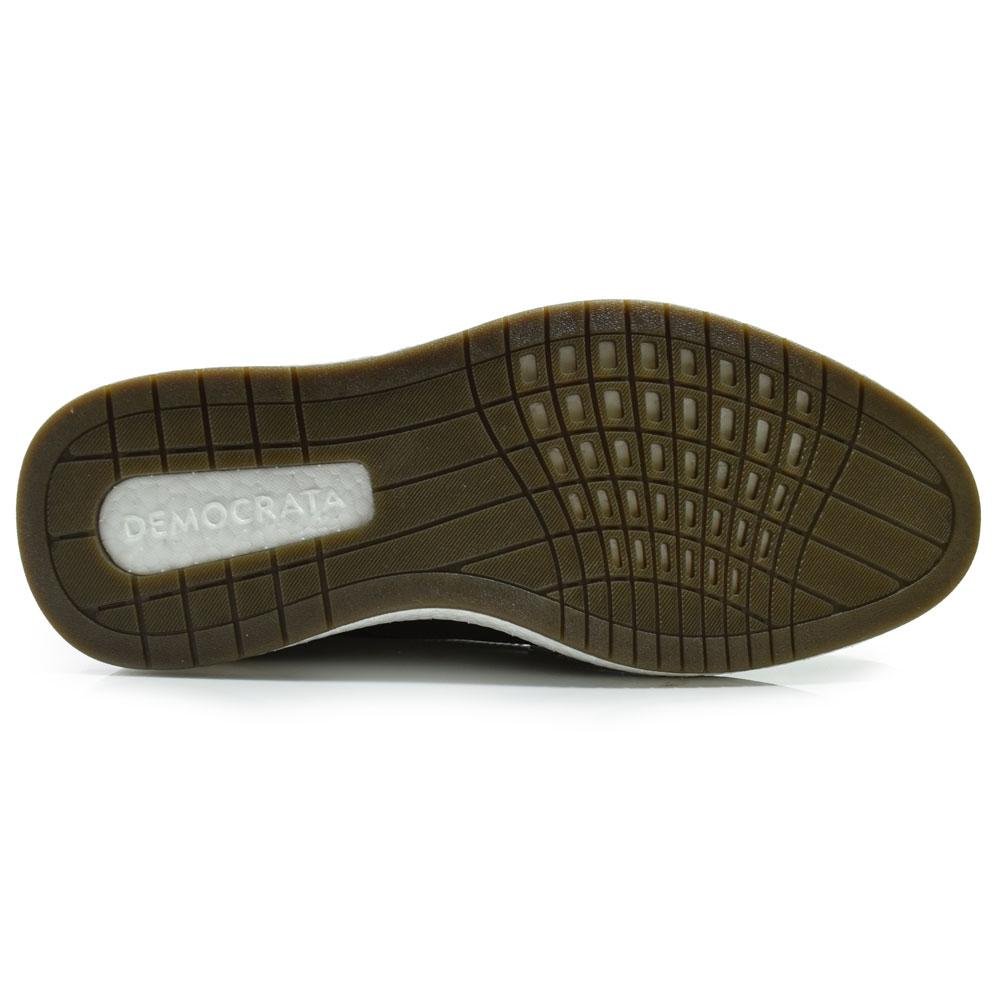 Sapato Social de Couro Democrata Clark 604202 Marrom 7
