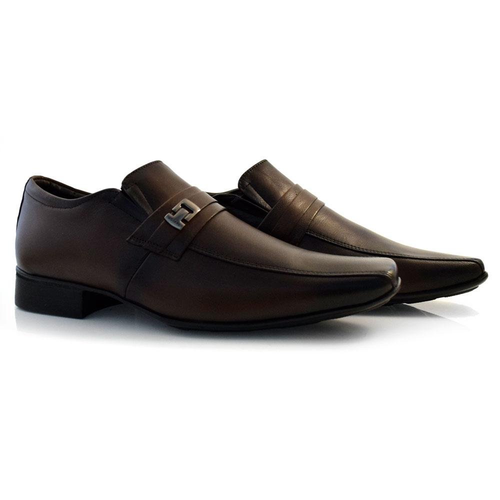 Sapato Social de Couro Jota Pe Air Vinitti 77605 Marrom 2