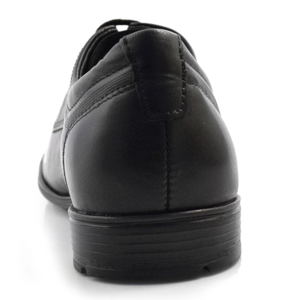 Sapato Social Infantil de Couro Pegada 322320 JUV Preto 4