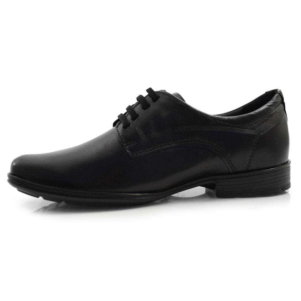 Sapato Social Infantil de Couro Pegada 322320 JUV Preto 5