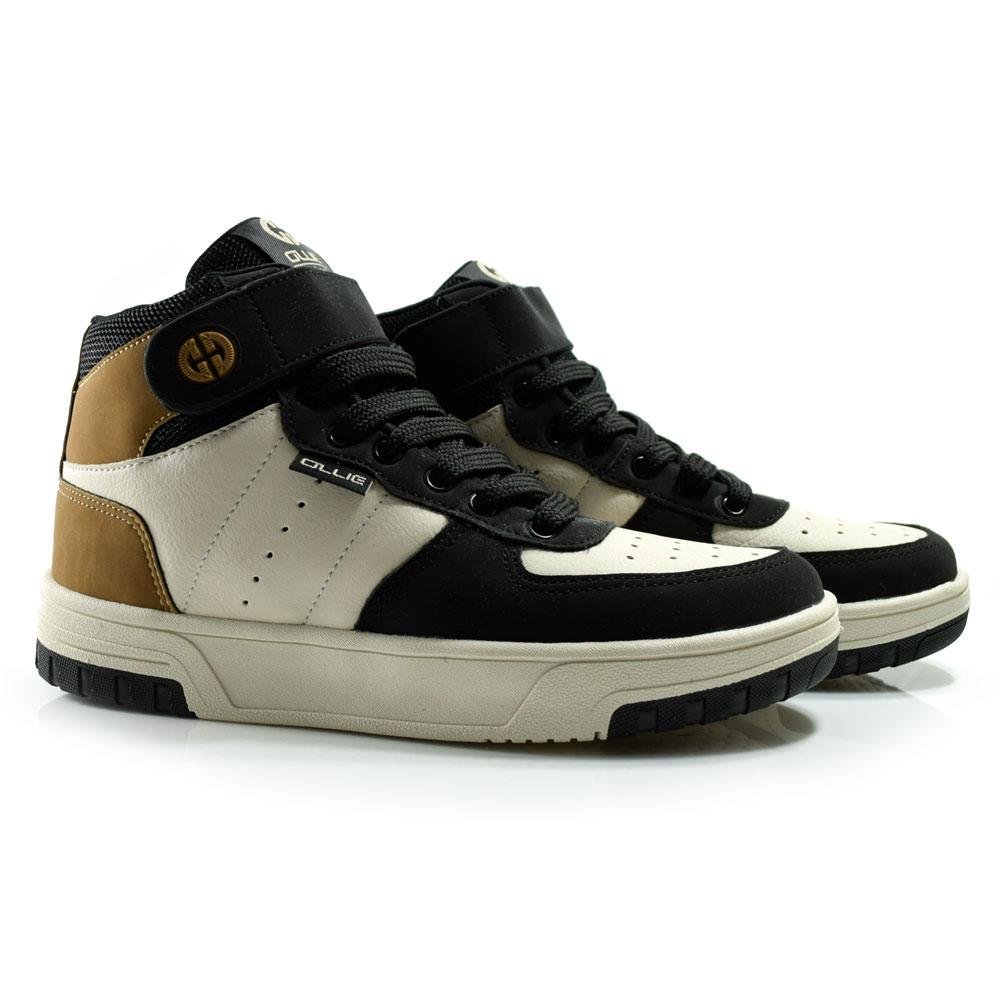 Tênis de Cano Alto Masculino Ollie ALPHA 3 AD Preto 2