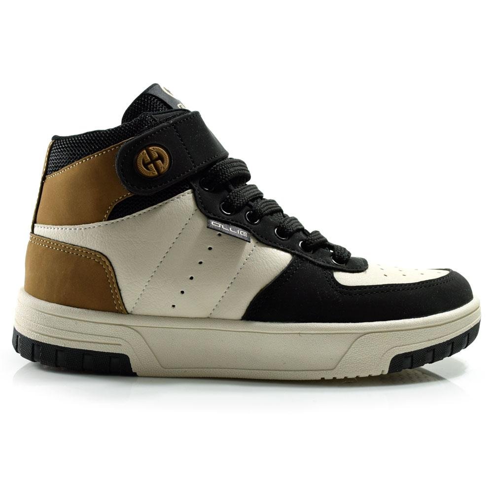 Tênis de Cano Alto Masculino Ollie ALPHA 3 AD Preto 3