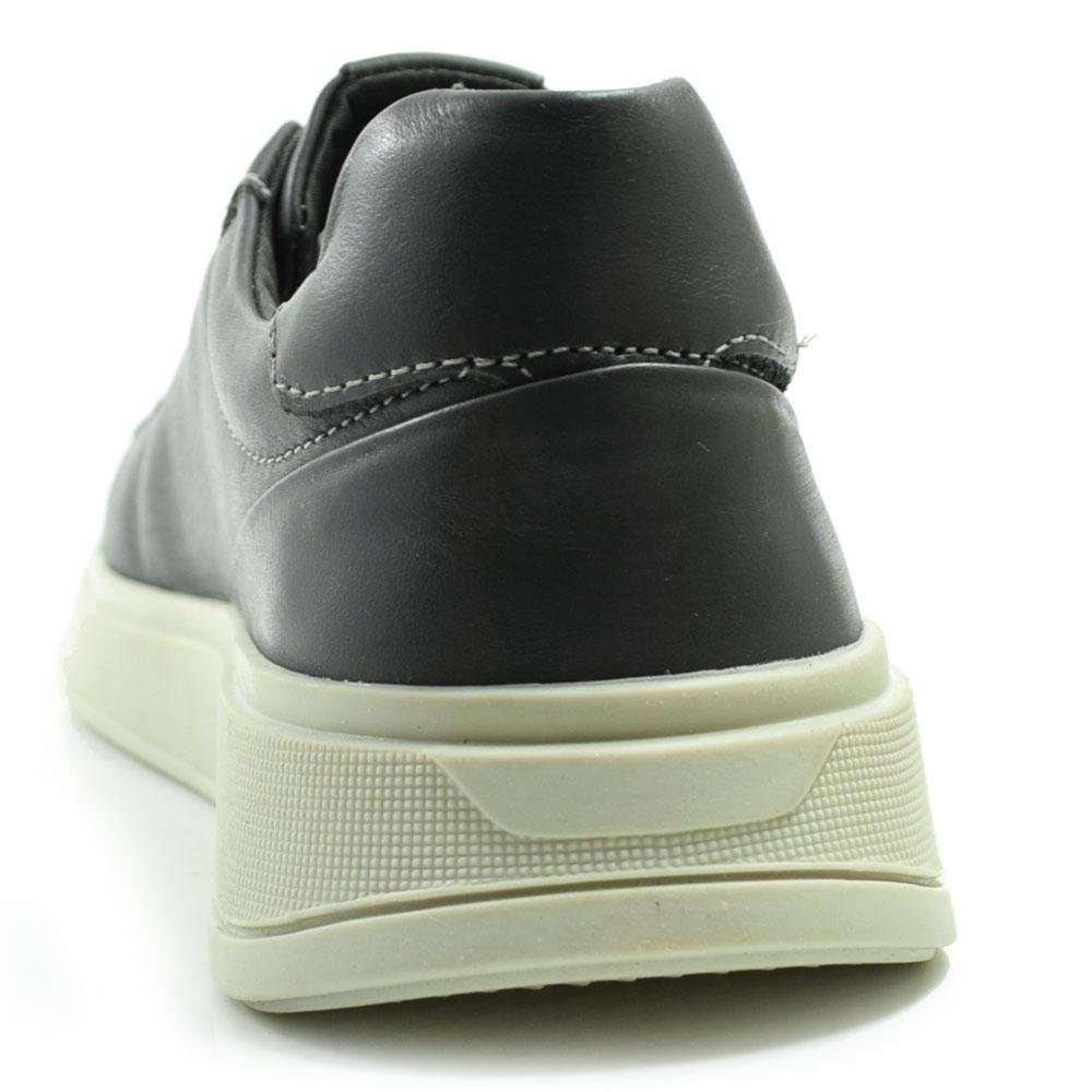 Tênis de Couro Masculino Ferracini Logan 9312 Cinza 4