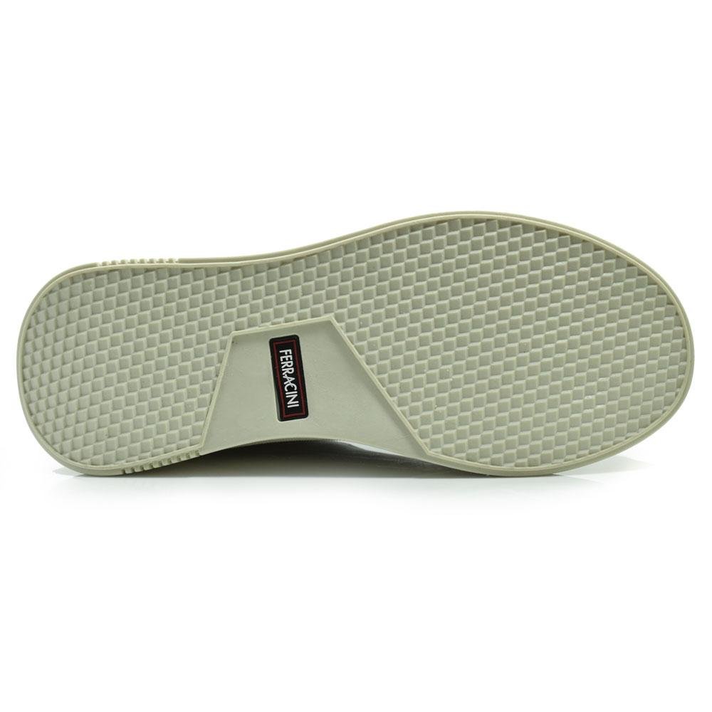 Tênis de Couro Masculino Ferracini Logan 9312 Cinza 7
