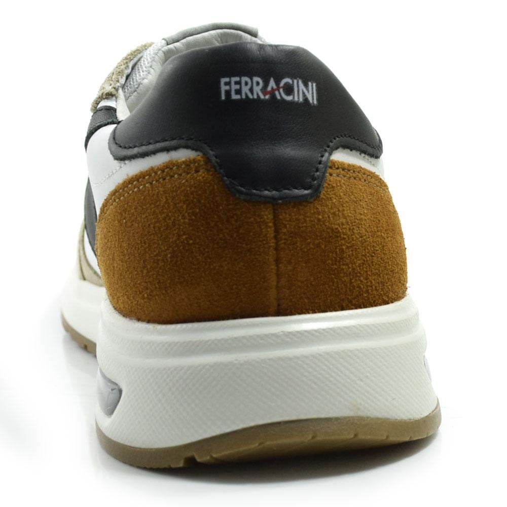 Tênis de Couro Masculino Ferracini Vyper 9581 Branco 4