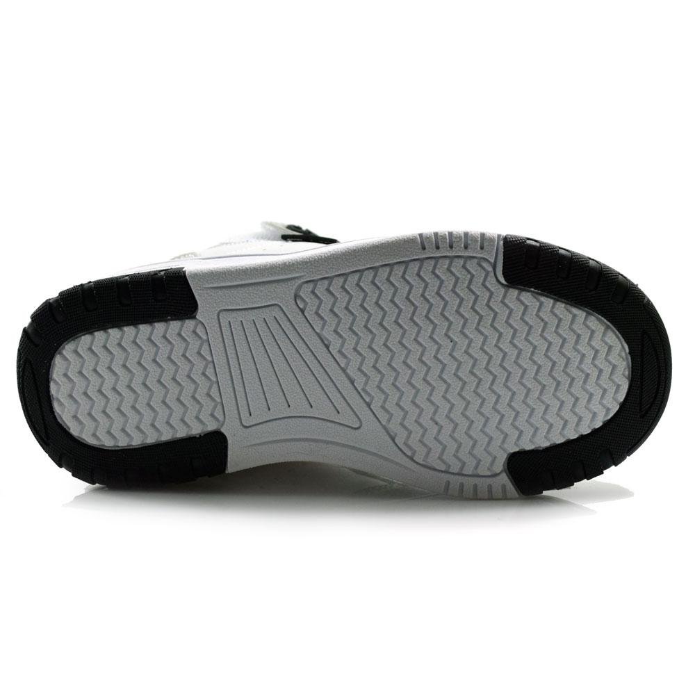 Tênis Infantil Cano Alto Ollie Skate ALPHA 3 INF Cinza/Branco 7