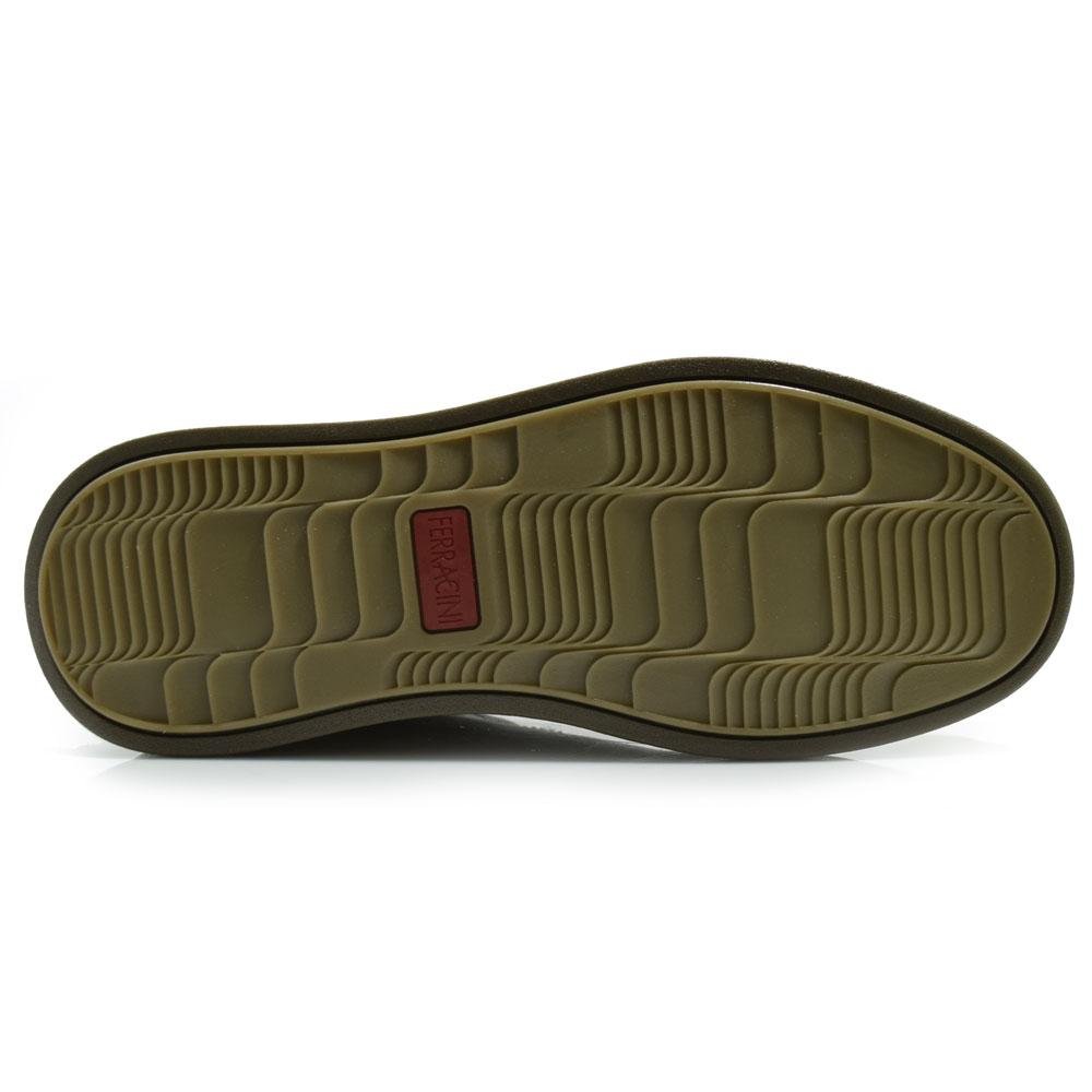Tênis Masculino de Couro Ferracini Gold 2074 Preto 7