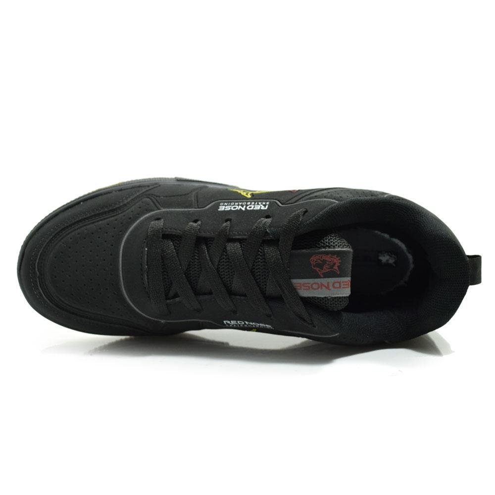 Tênis Masculino Red Nose Skateboarding RNVM104 Preto 6