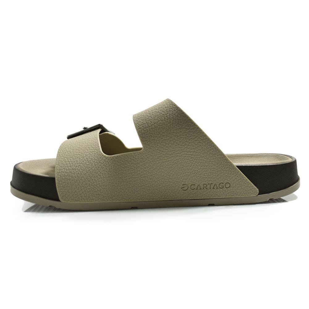 Chinelo Slide Masculino Cartago Milão Plus 12501 Bege 5