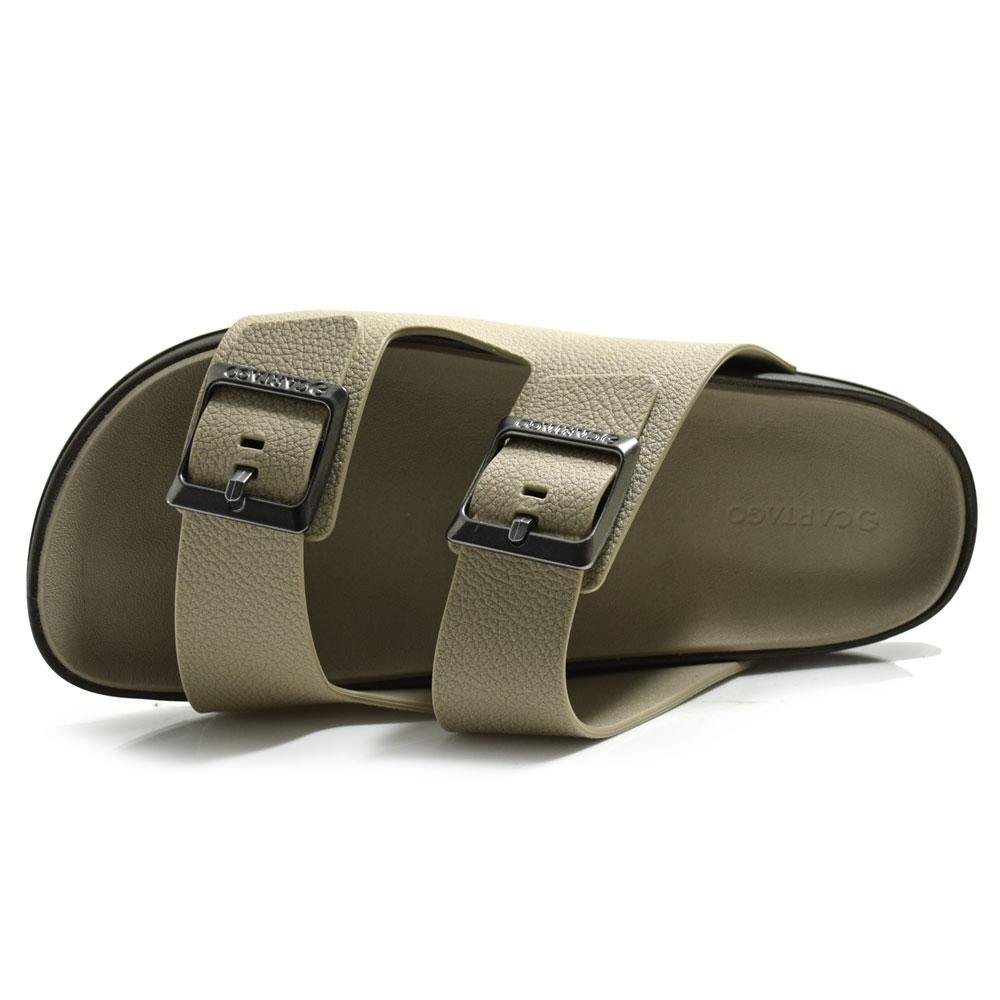 Chinelo Slide Masculino Cartago Milão Plus 12501 Bege 6