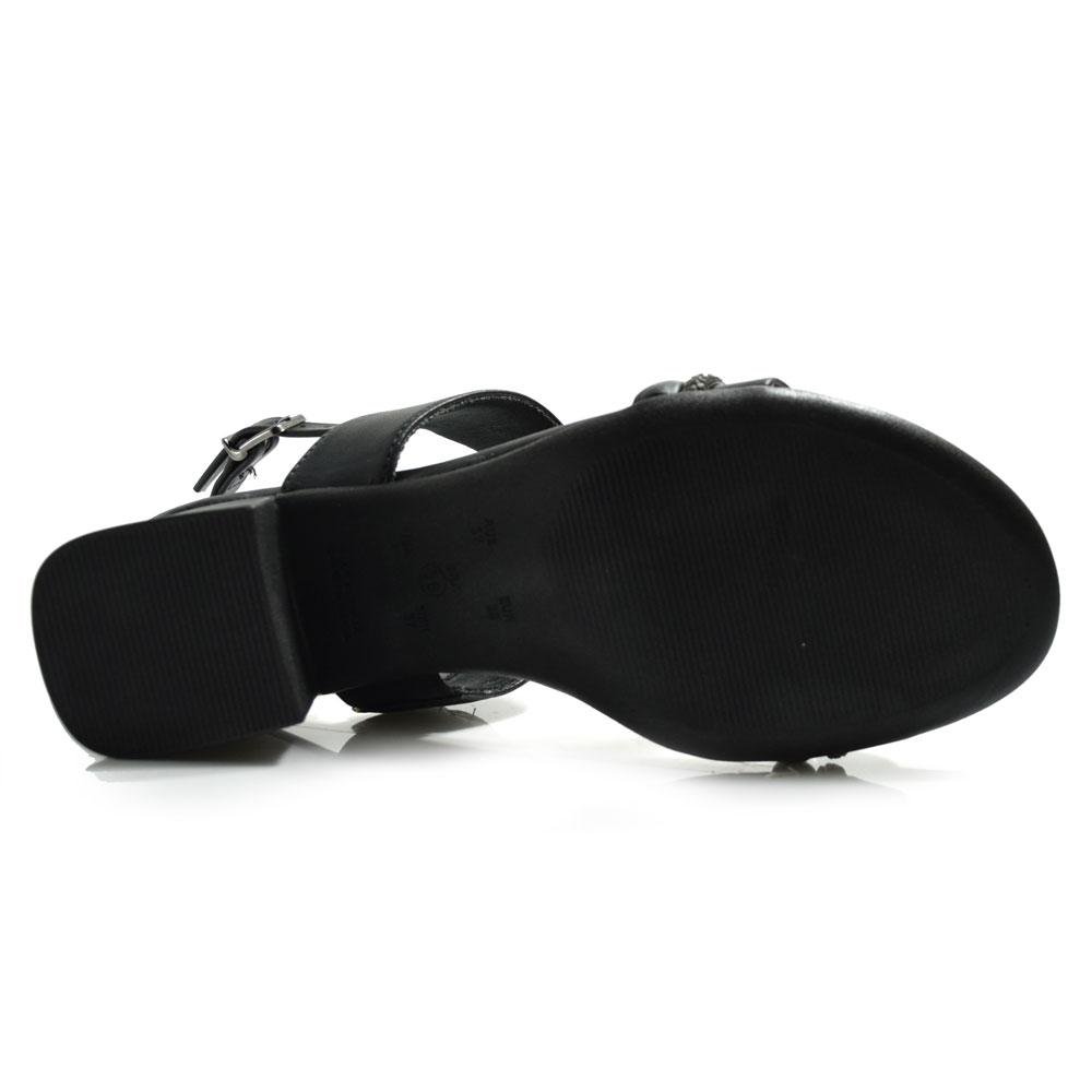 Sandália de Salto Bloco Feminina Comfortflex 2556403 Preto 7