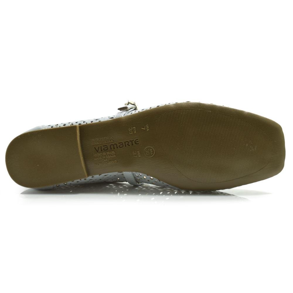 Sapatilha Mary Jane Feminina Via Marte 143-024-01 Azul 7