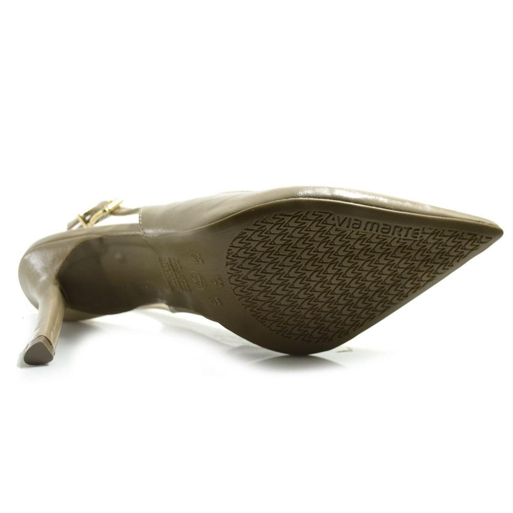 Scarpin de Salto Feminino Via Marte 274-003-01 Bege 7
