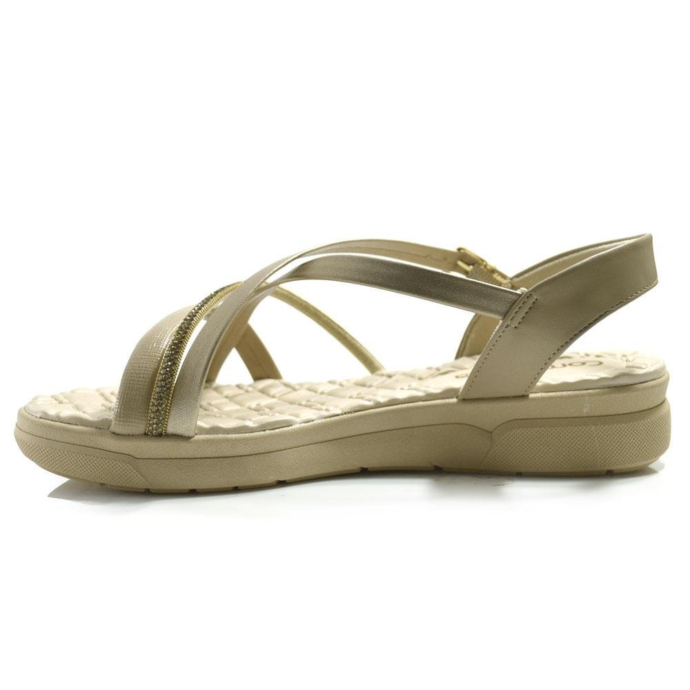 Papete Feminina Comfortflex 2542404 Bege 5